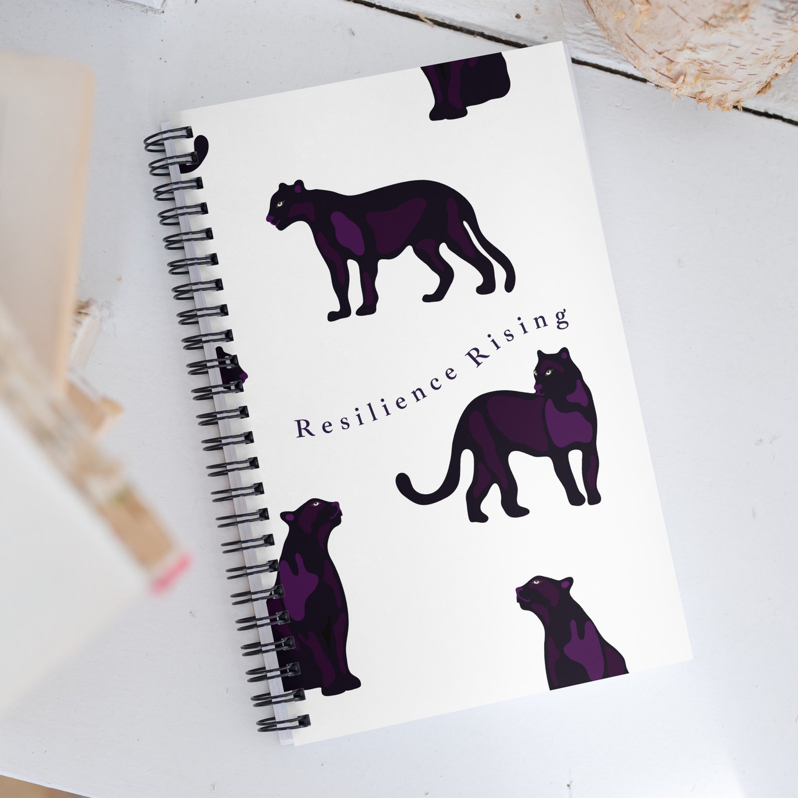 Resilience Rising | Spiral notebook